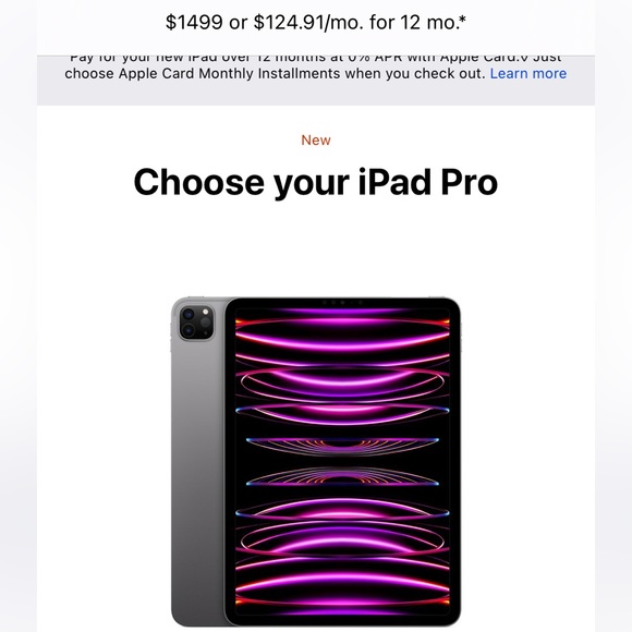 1TB 11” iPad Pro